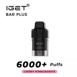 cherry pomegranate iget bar plus 6000 puffs pod