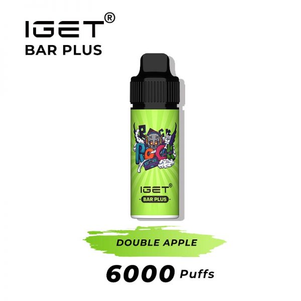 double apple iget bar plus 6000 puffs kits