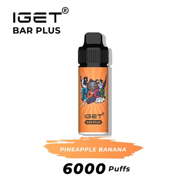 pineapple banana iget bar plus 6000 puffs