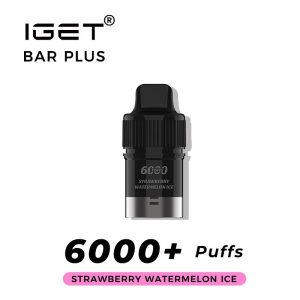 strawberry watermelon ice iget bar plus 6000 puffs pod